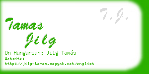 tamas jilg business card